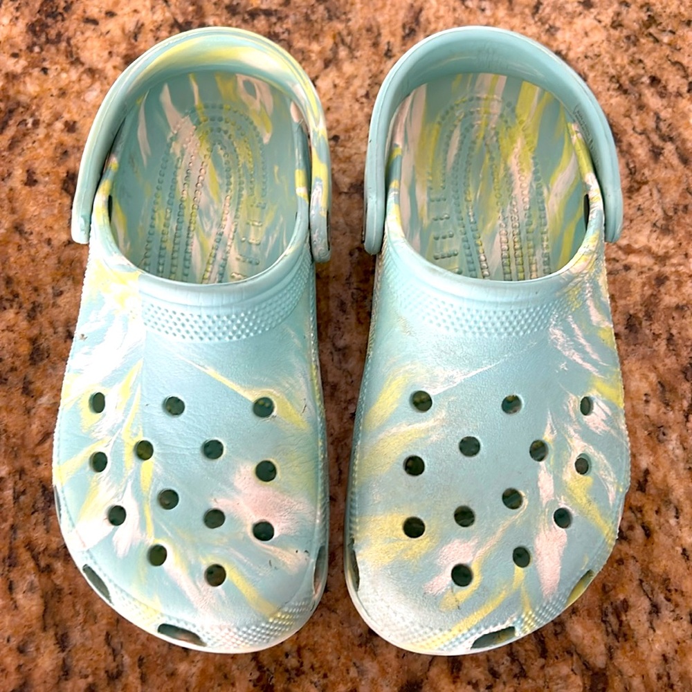 Multi color crocs